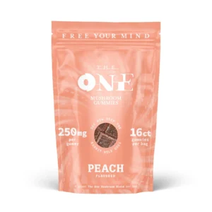 16-Count Microdose Peach-Flavored Gummies