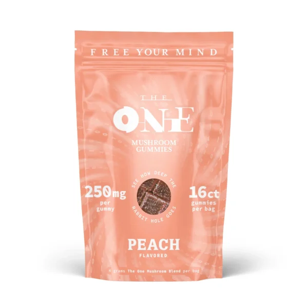 16-Count Microdose Peach-Flavored Gummies