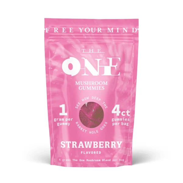 4-Count Macrodose Strawberry-Flavored Gummies