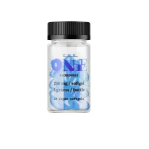 20-Count Microdose Blue Soft Gels